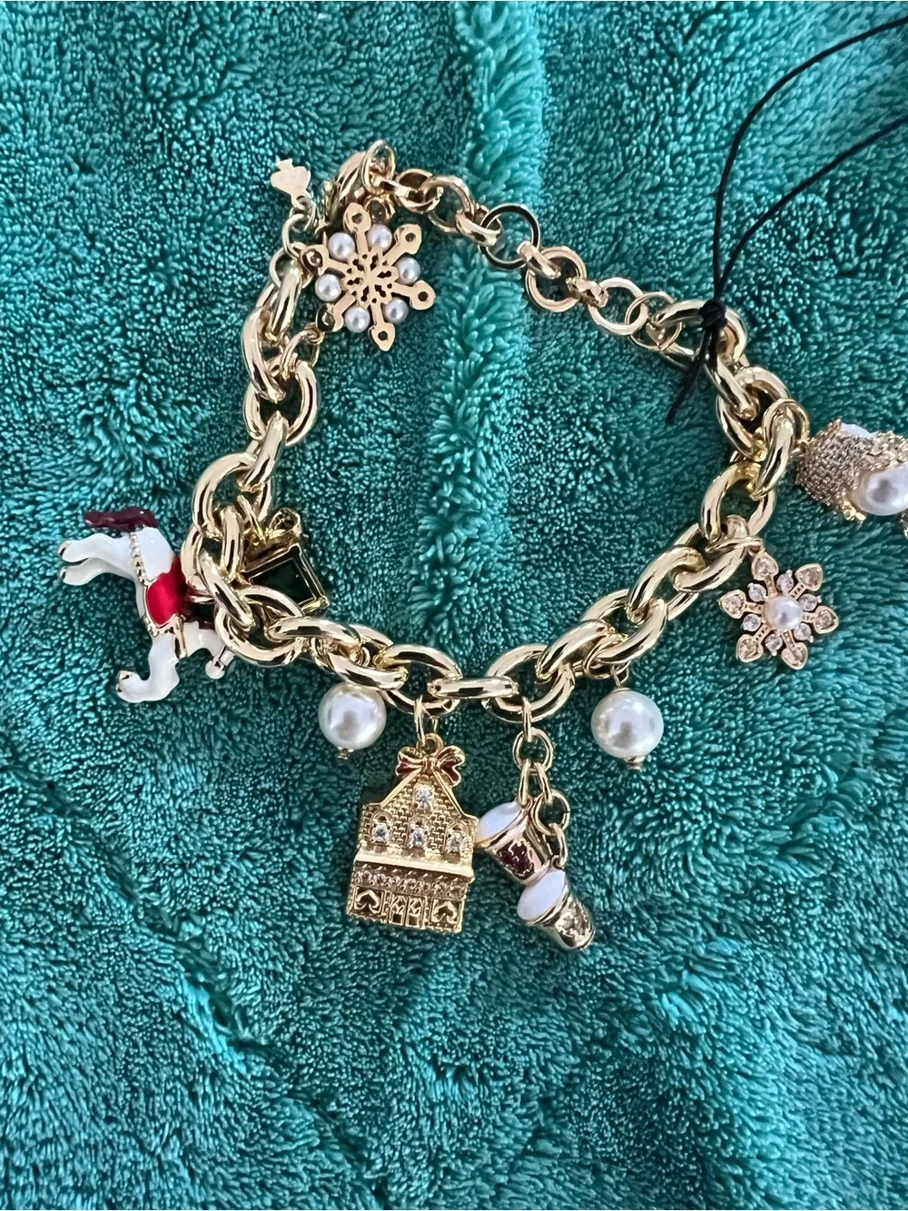 This is the Kate Spade New York Winter Wonderland Charm Bracelet - Picture 2 of 2